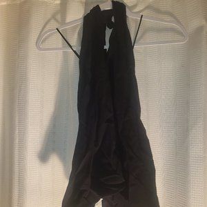 Zara Black Top Small open back